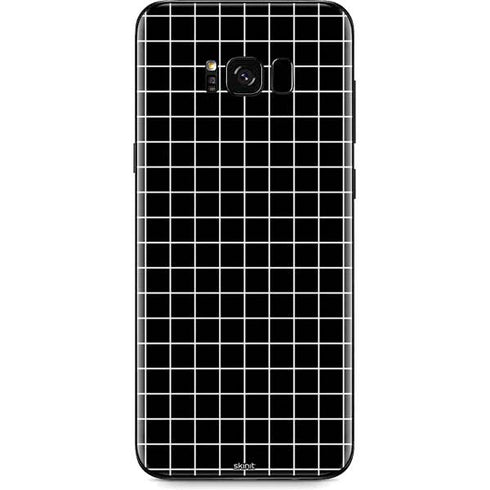 Black Grid Galaxy S8 Plus Skin